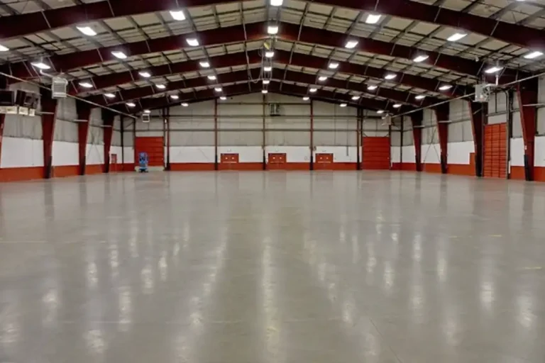 Indoor pickleball courts at the Ag-Rec Centre in Abbotsford, BC